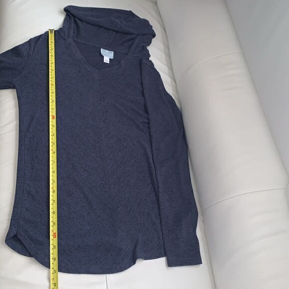 Sunday Women’s Rayon Blend Soft Knit Long Sleeve Hoodie Size XS - Picture 5 of 7